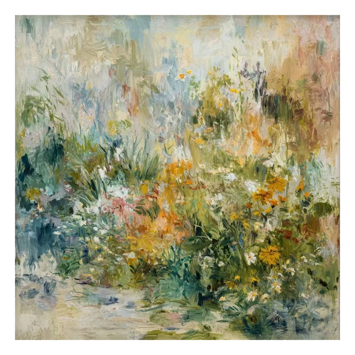 Morning Garden Haze Wall Art β complete artwork