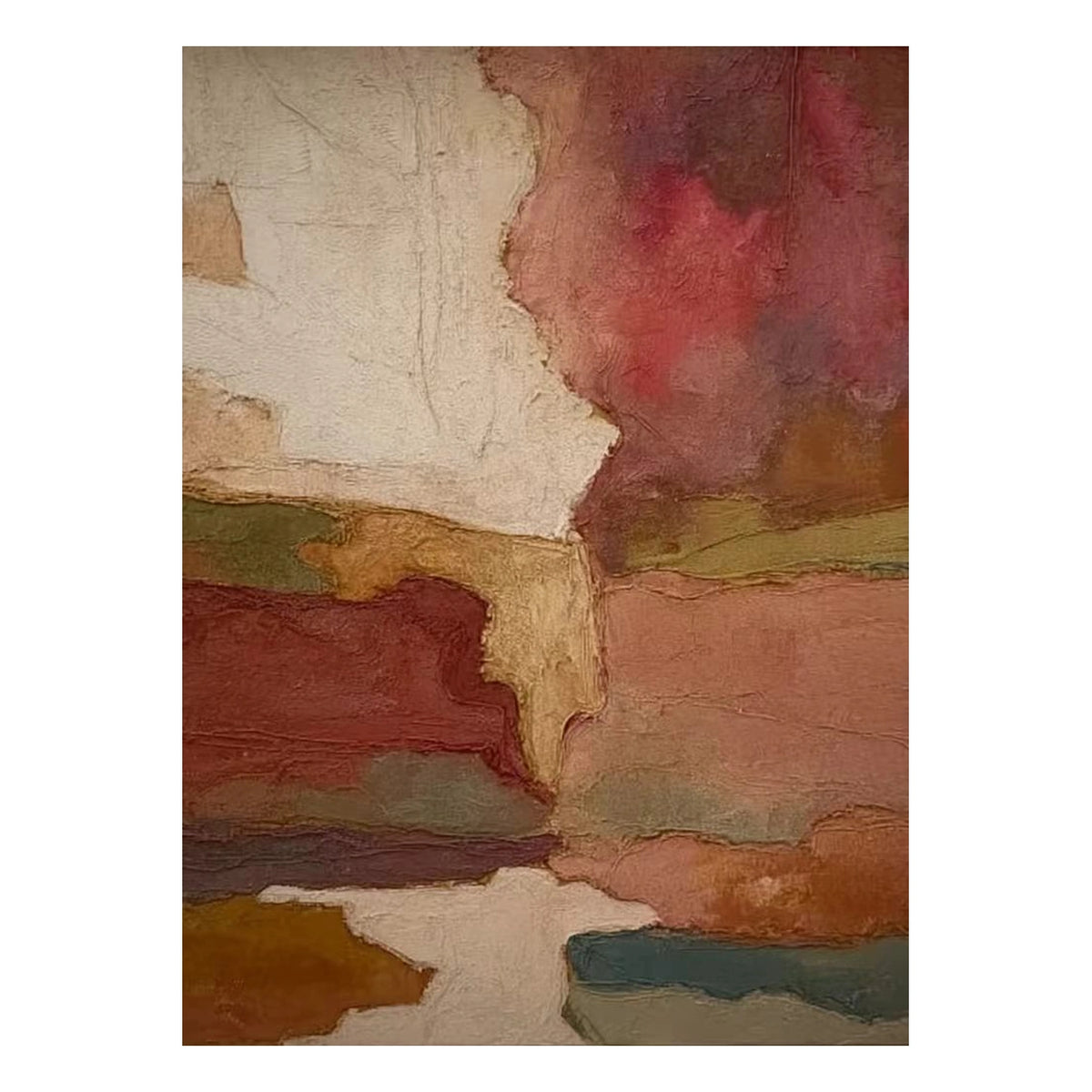 Rust Valley Layers Wall Art β complete artwork