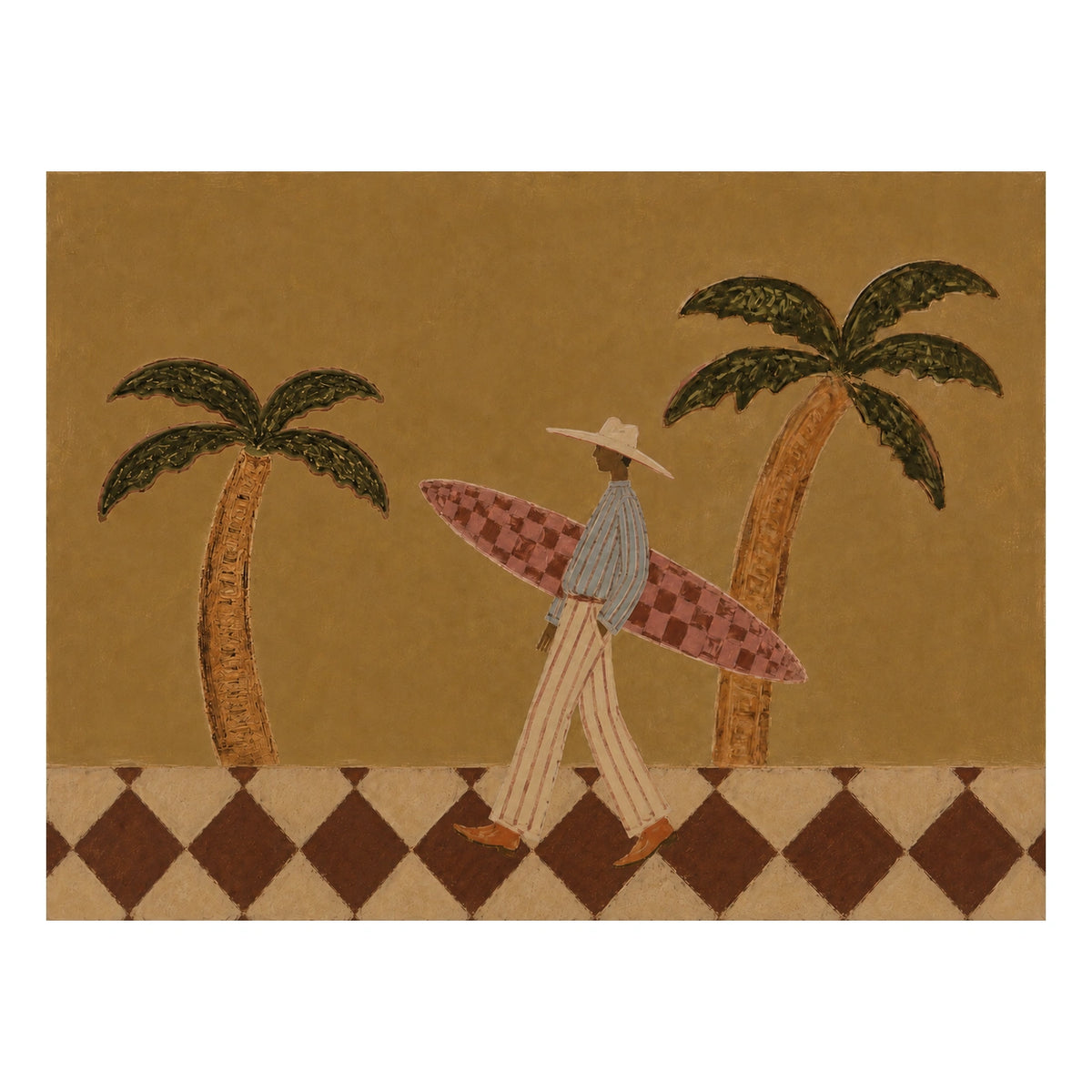 Palm Coast Wanderer Wall Art β complete artwork
