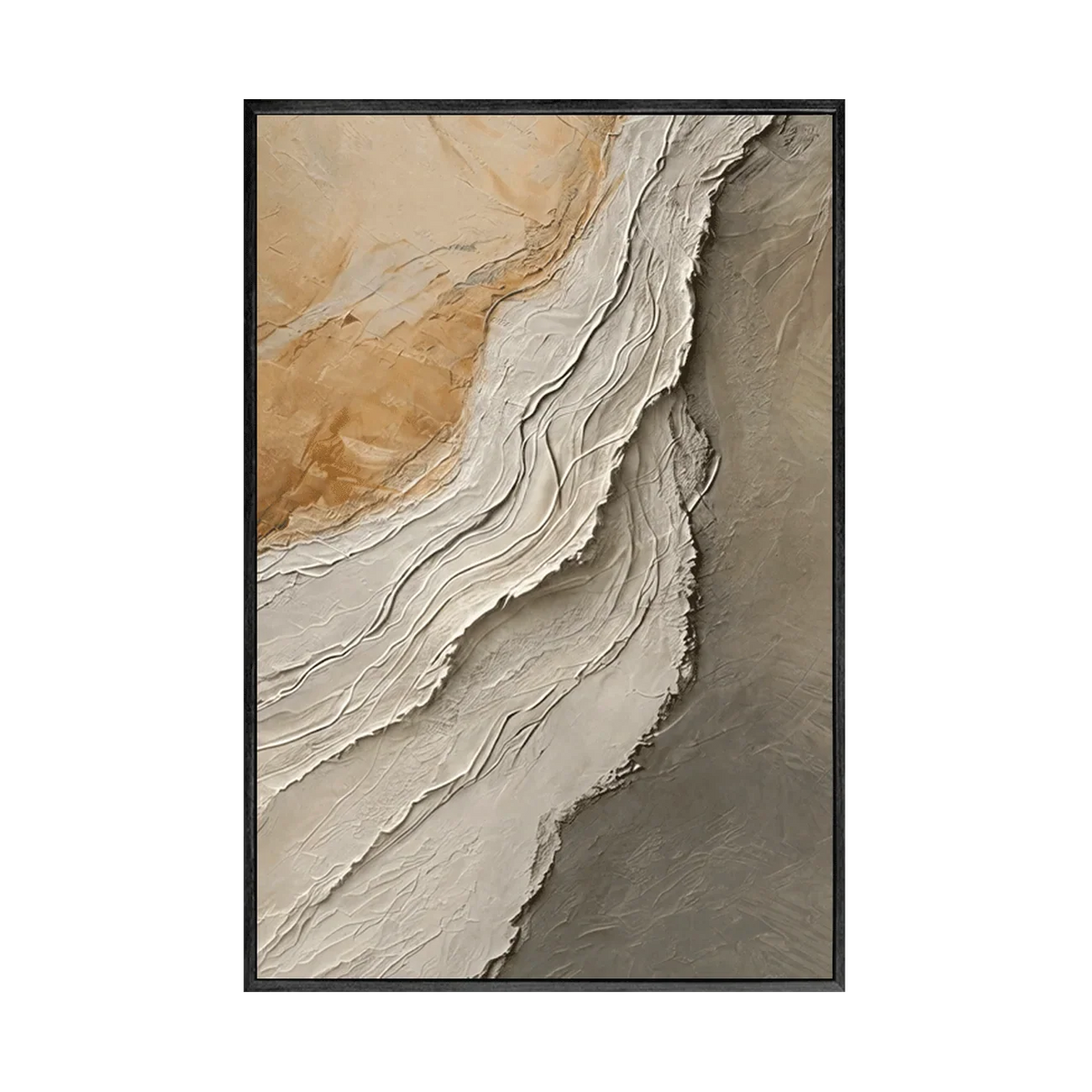 Stone Drift Textured Wall Art | Olyrel