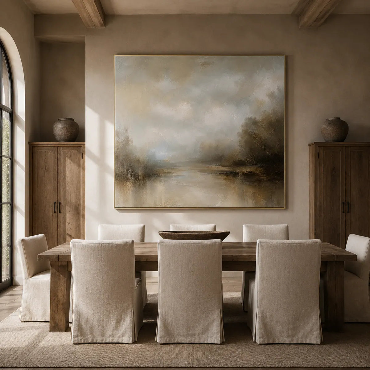 Silver Creek Landscape Wall Art room scene 4 | Olyrel