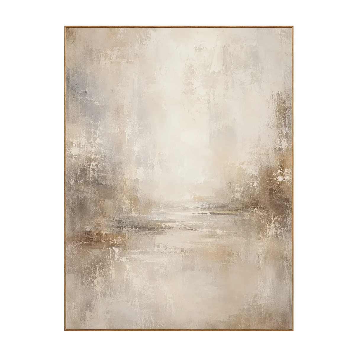 Quiet Linen Textured Wall Art | Olyrel