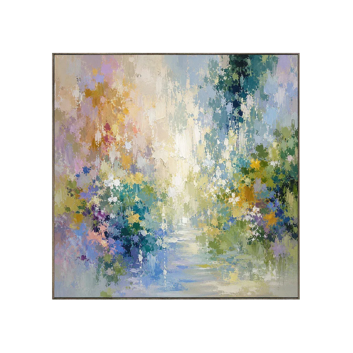 Garden Stream Floral Wall Art | Olyrel