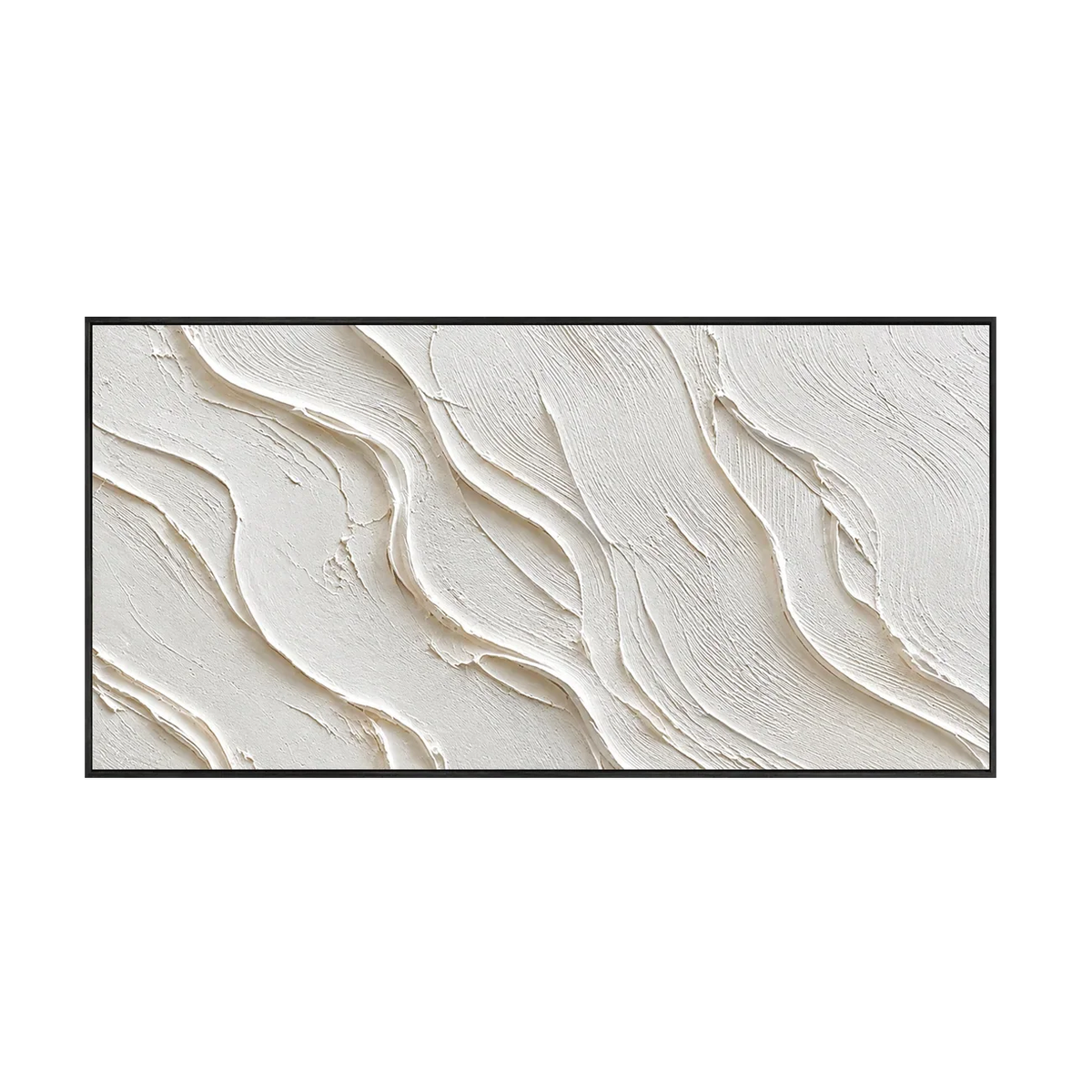Soft Waves Textured Wall Art | Olyrel