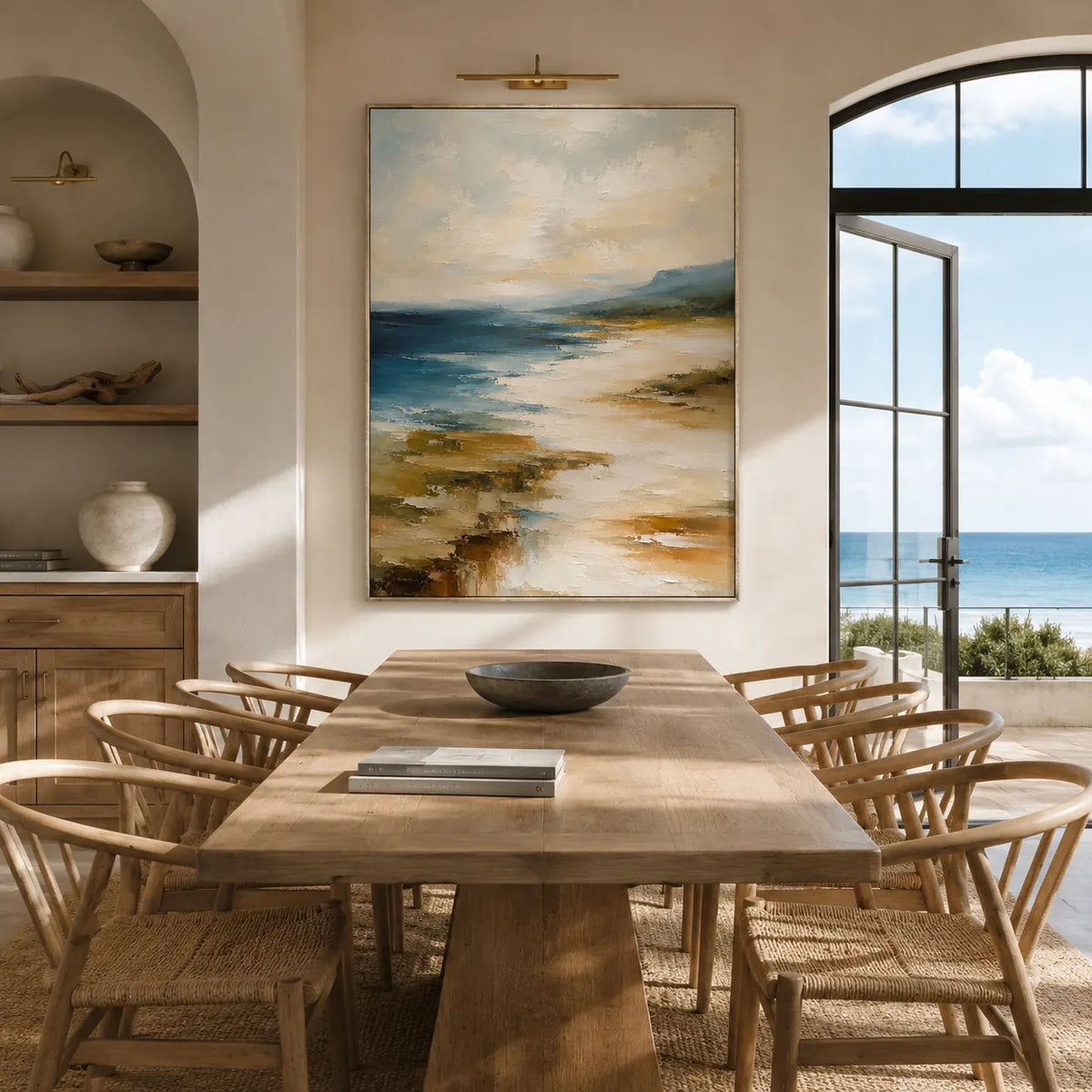 Windward Shore Coastal Wall Art room scene 4 | Olyrel