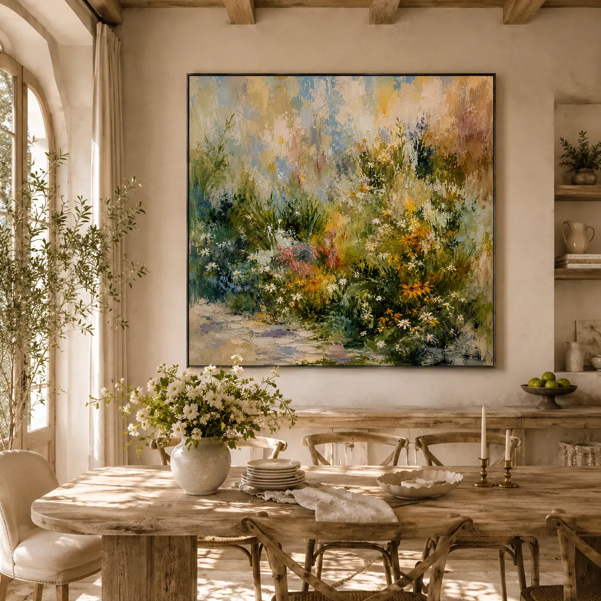 Wild Garden Floral Wall Art room scene 5 | Olyrel