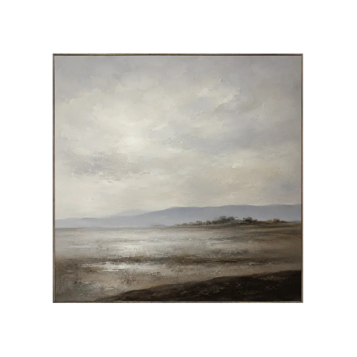Gray Sound Landscape Wall Art | Olyrel