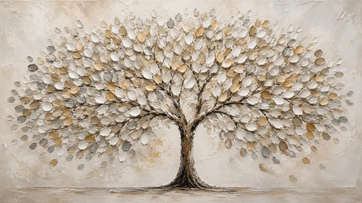 Blossom Tree Botanical Wall Art room scene 1 | Olyrel