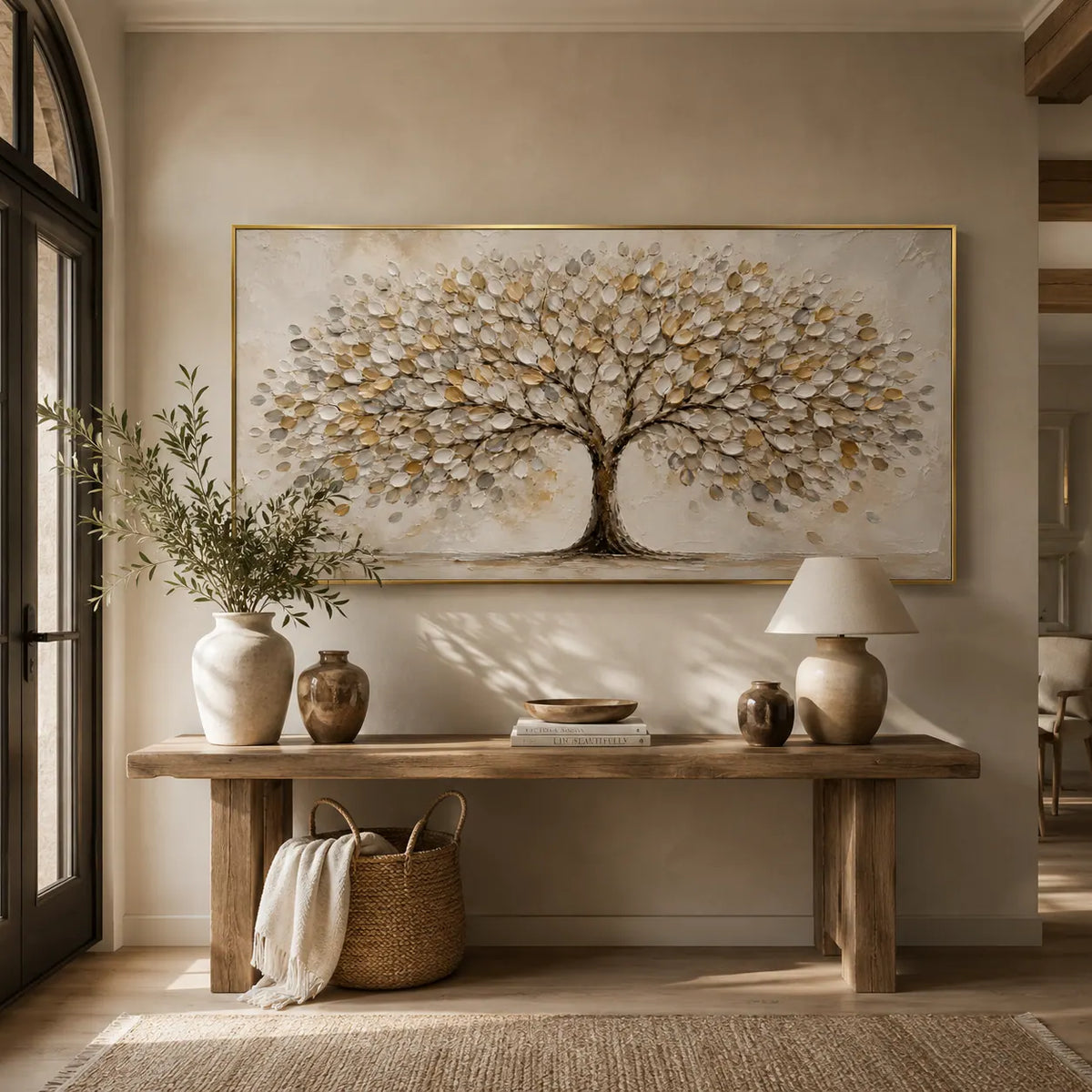 Blossom Tree Botanical Wall Art room scene 4 | Olyrel
