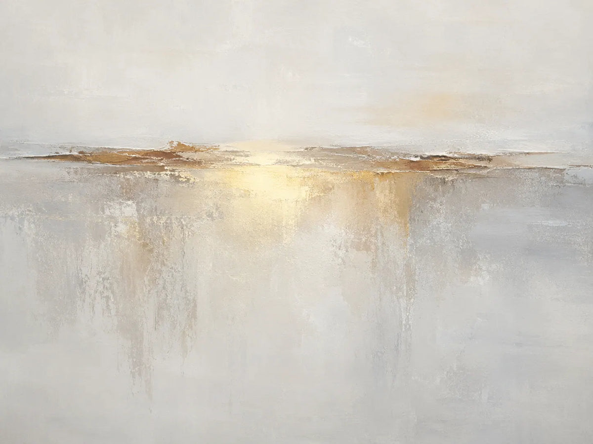 Gilded Horizon Seascape Wall Art room scene 1 | Olyrel
