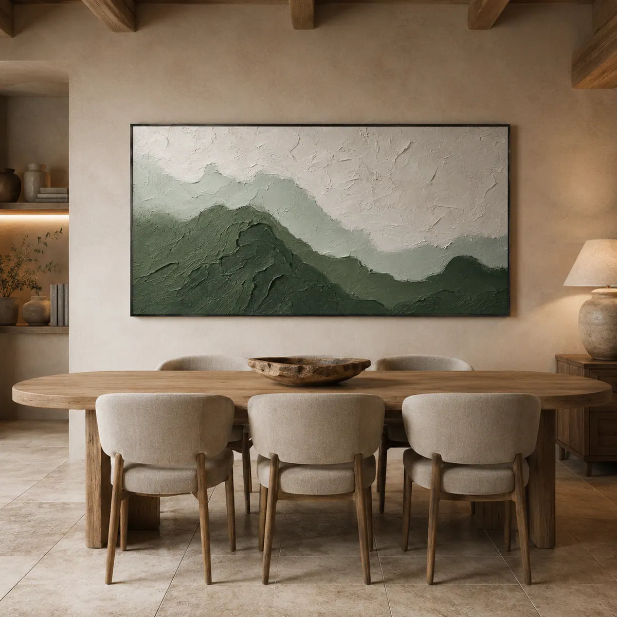 Sage Ridge Textured Wall Art room scene 5 | Olyrel