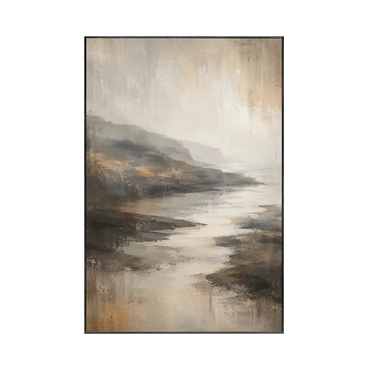 Smoky Valley Landscape Wall Art | Olyrel