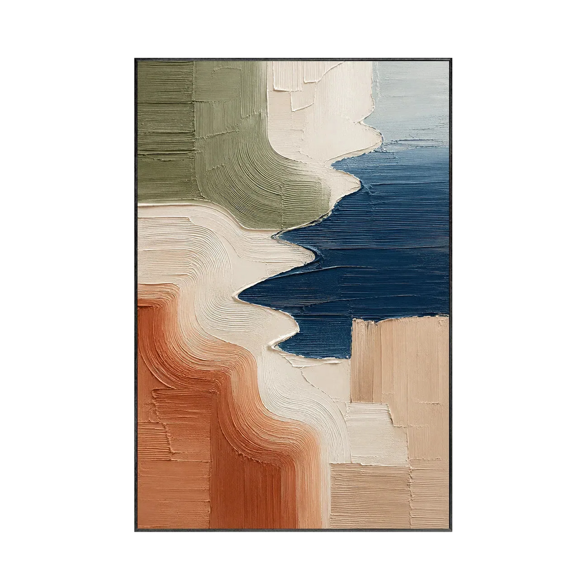 Terra Coast Abstract Wall Art | Olyrel