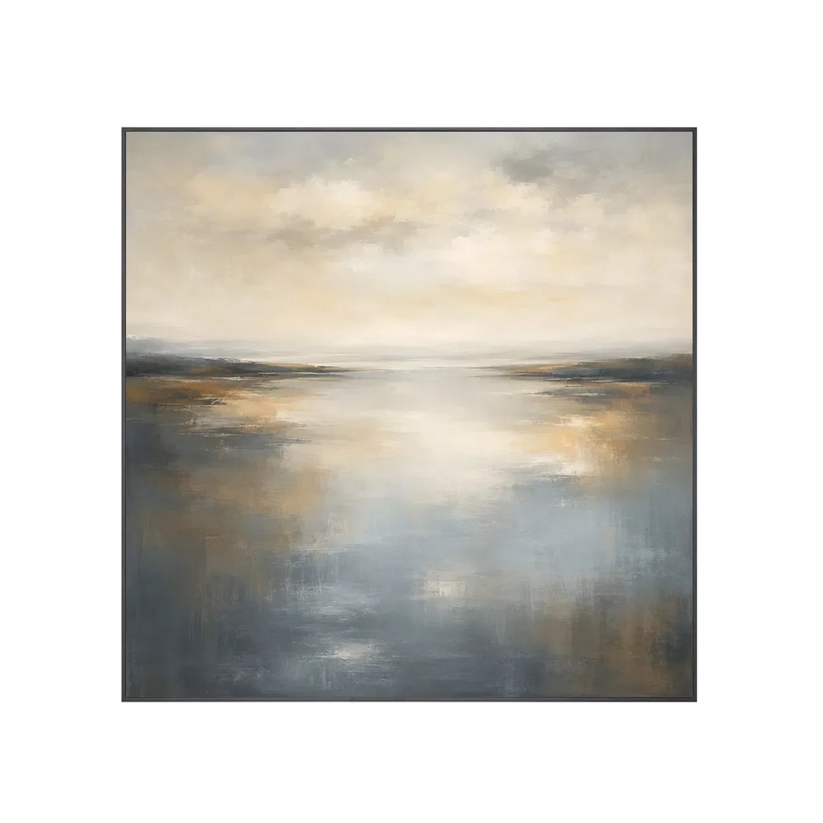 Silver Tide Seascape Wall Art | Olyrel