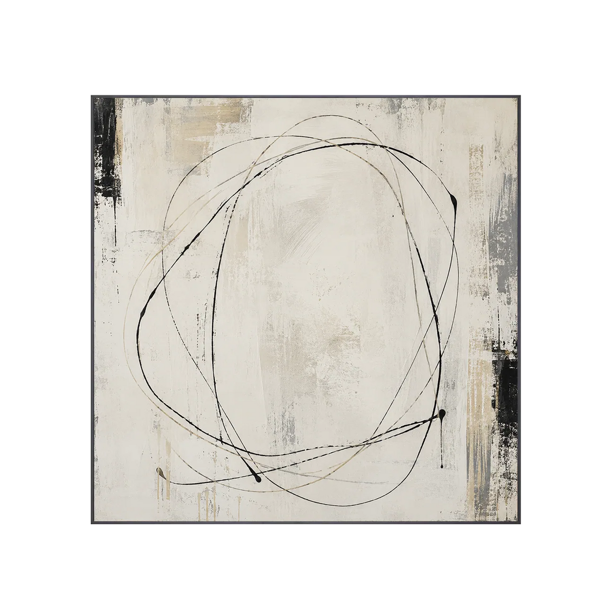 Orbit Line Abstract Wall Art | Olyrel