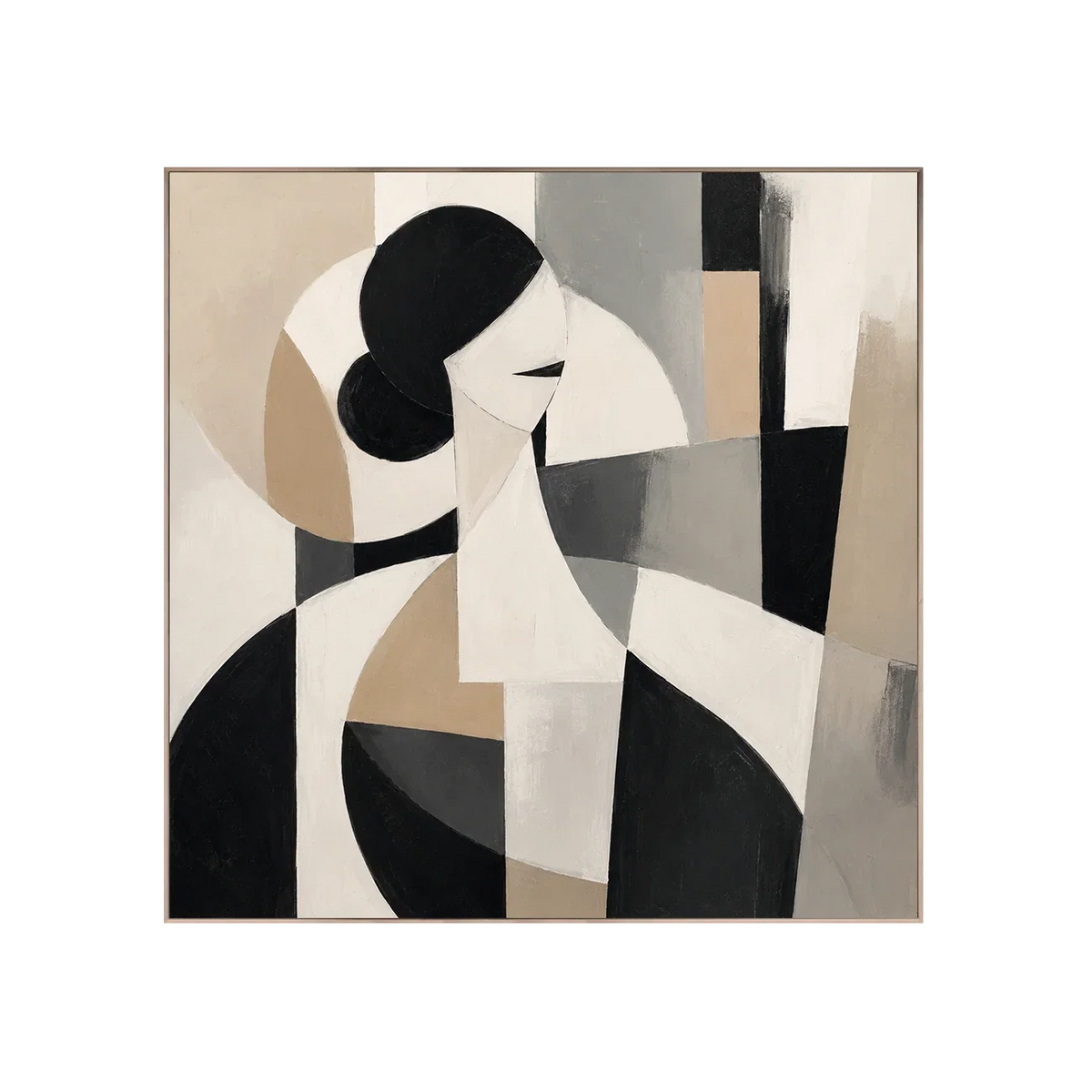 Monochrome Muse Figure Wall Art | Olyrel