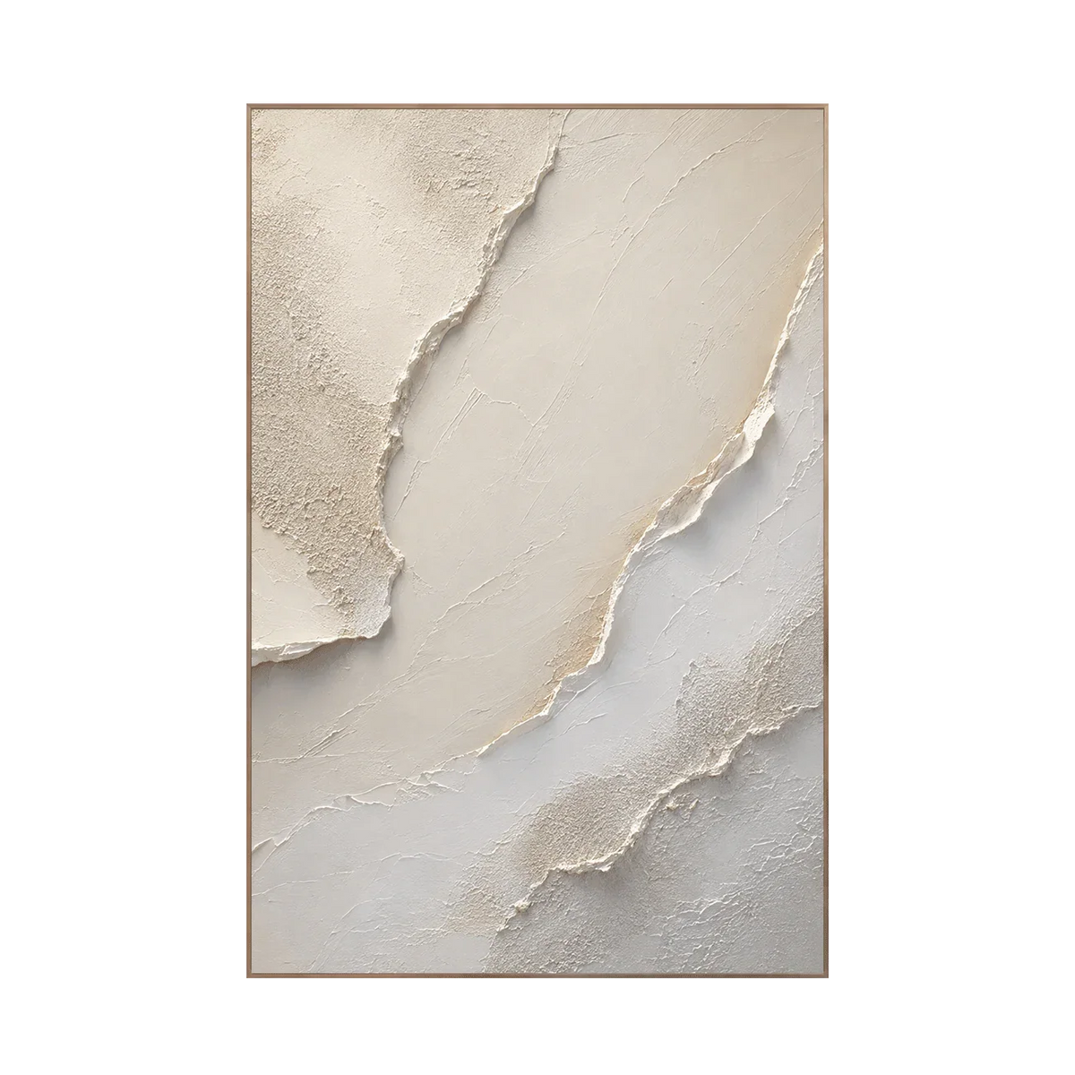Quiet Plaster Textured Wall Art | Olyrel