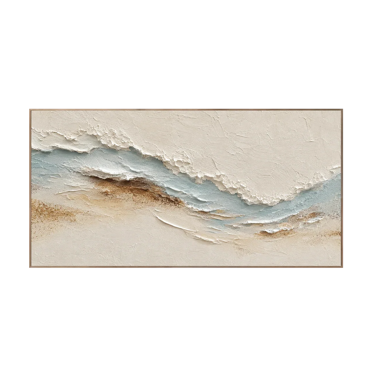 Sandy Tide Textured Wall Art | Olyrel