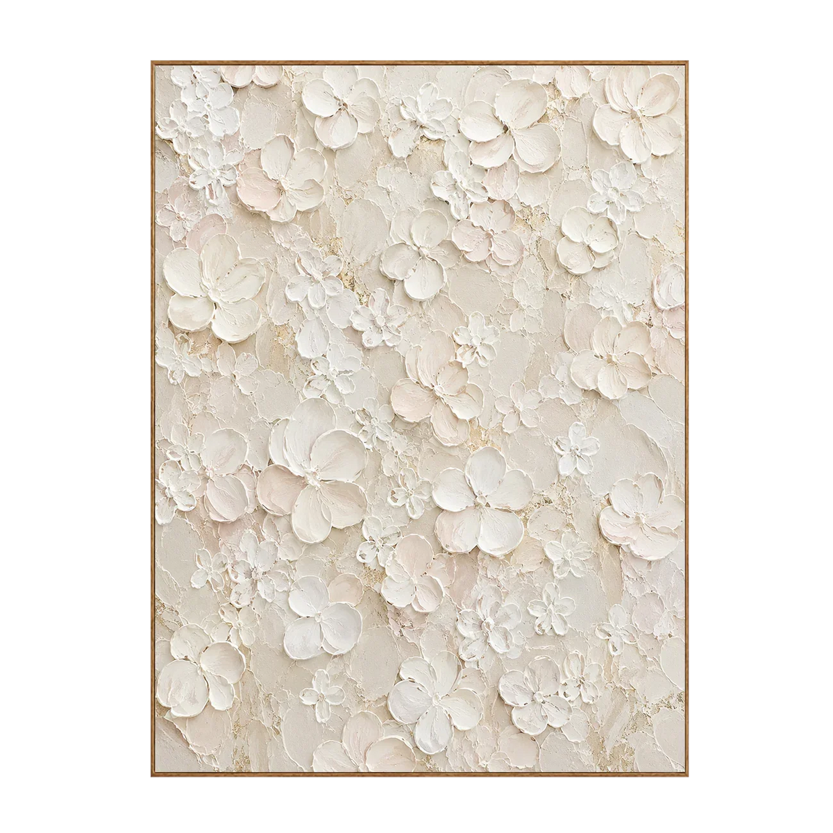 Ivory Garden Relief Wall Art | Olyrel