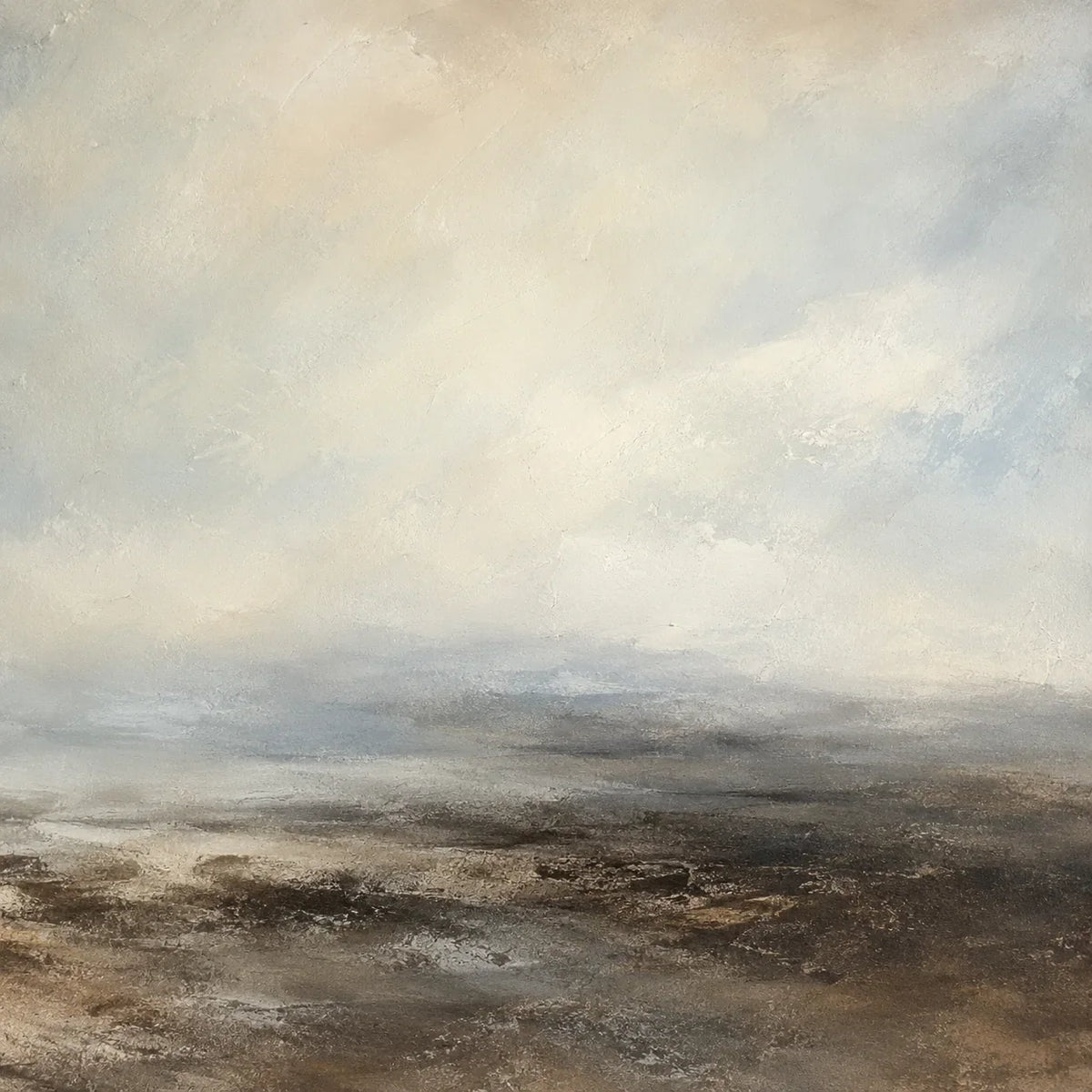Quiet Shore Landscape Wall Art room scene 1 | Olyrel
