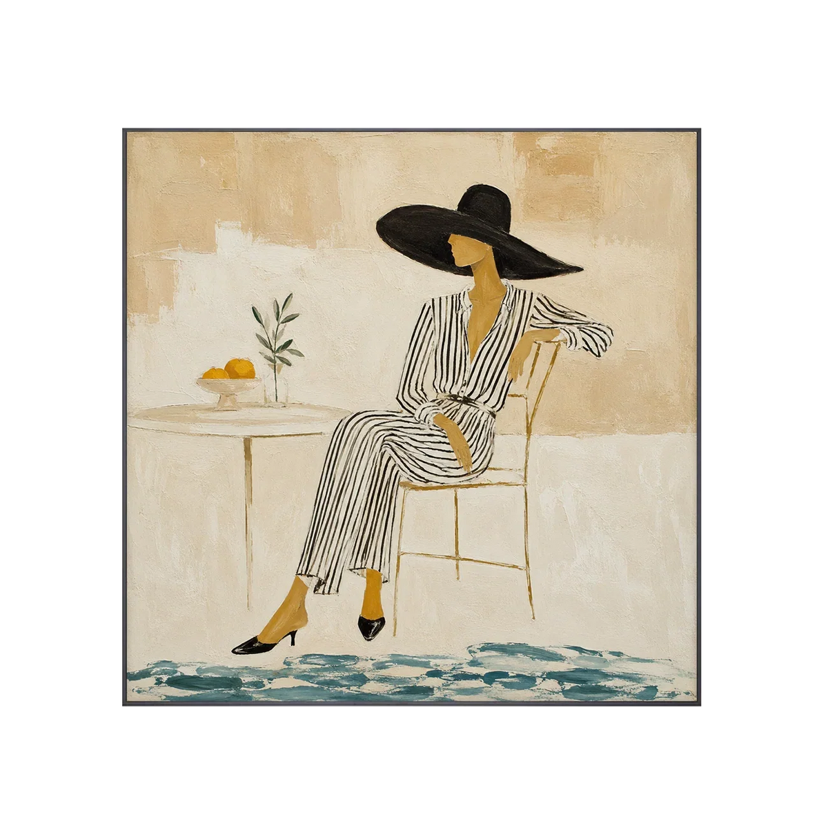 Coastal Muse Figure Wall Art | Olyrel