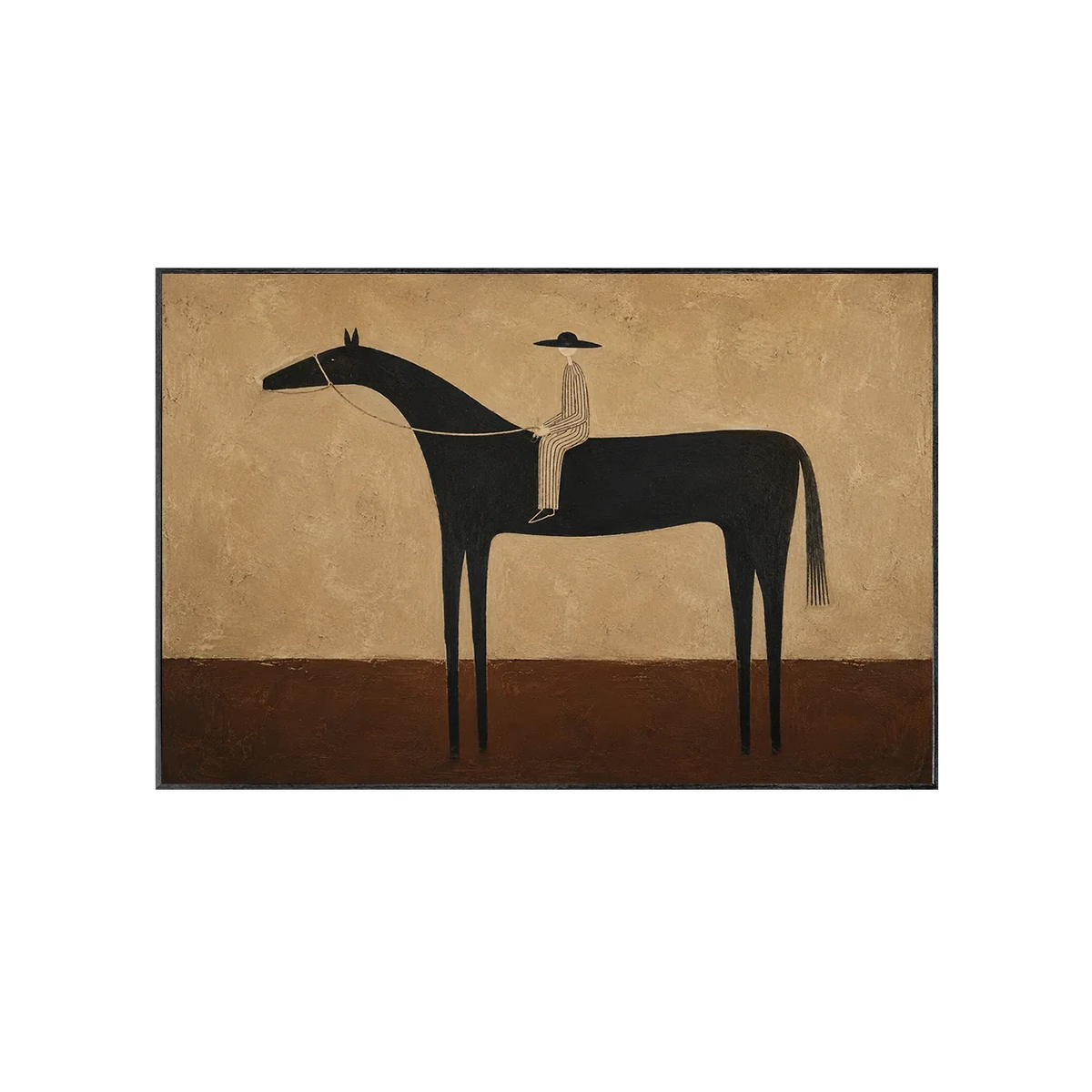 Quiet Rider Horse Wall Art | Olyrel
