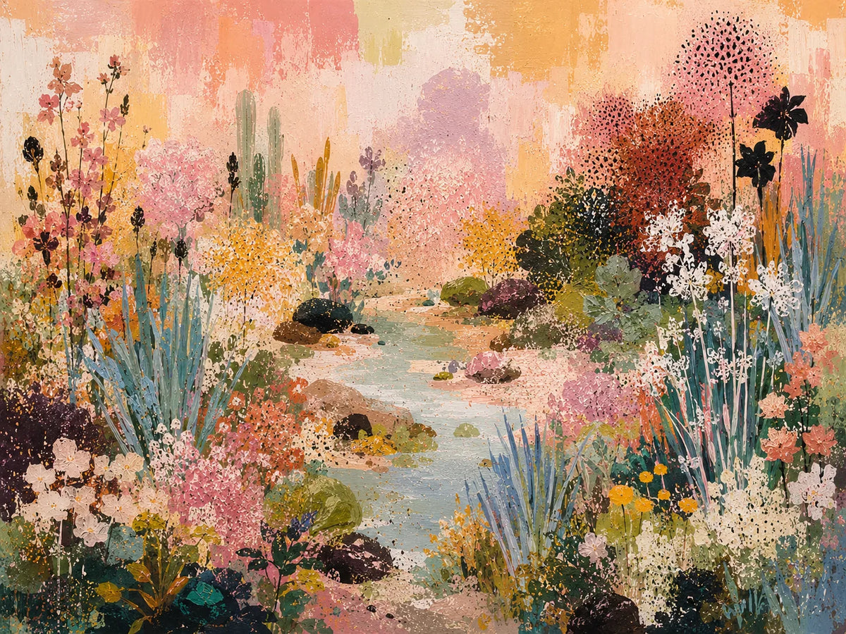 Blossom Creek Floral Wall Art artwork view | Olyrel