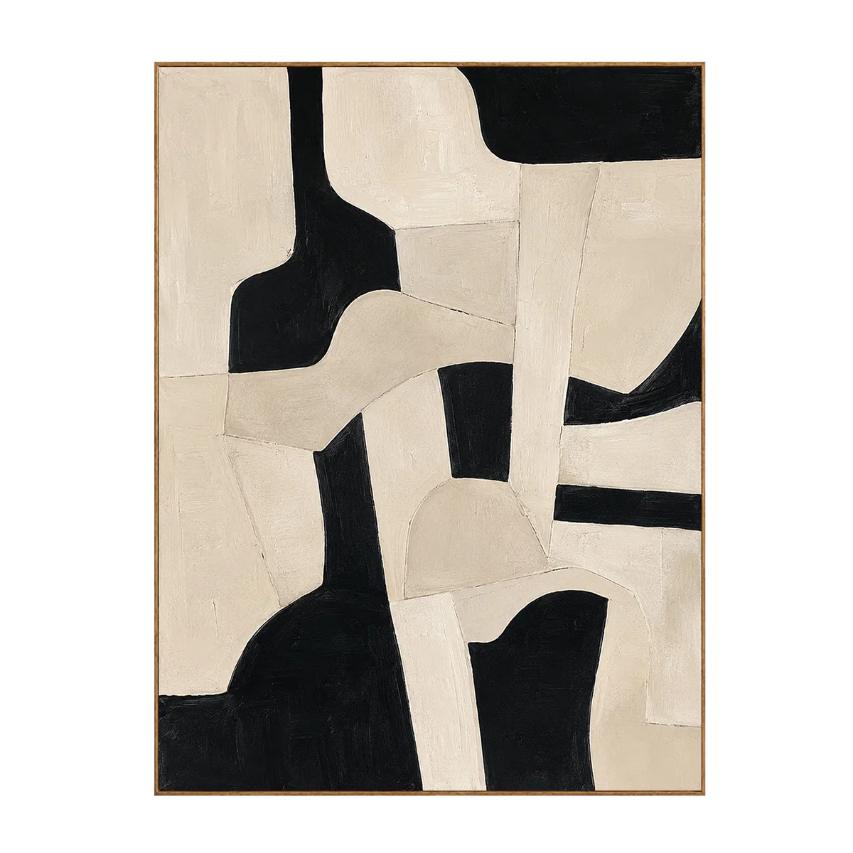 Ivory Forms Abstract Wall Art | Olyrel