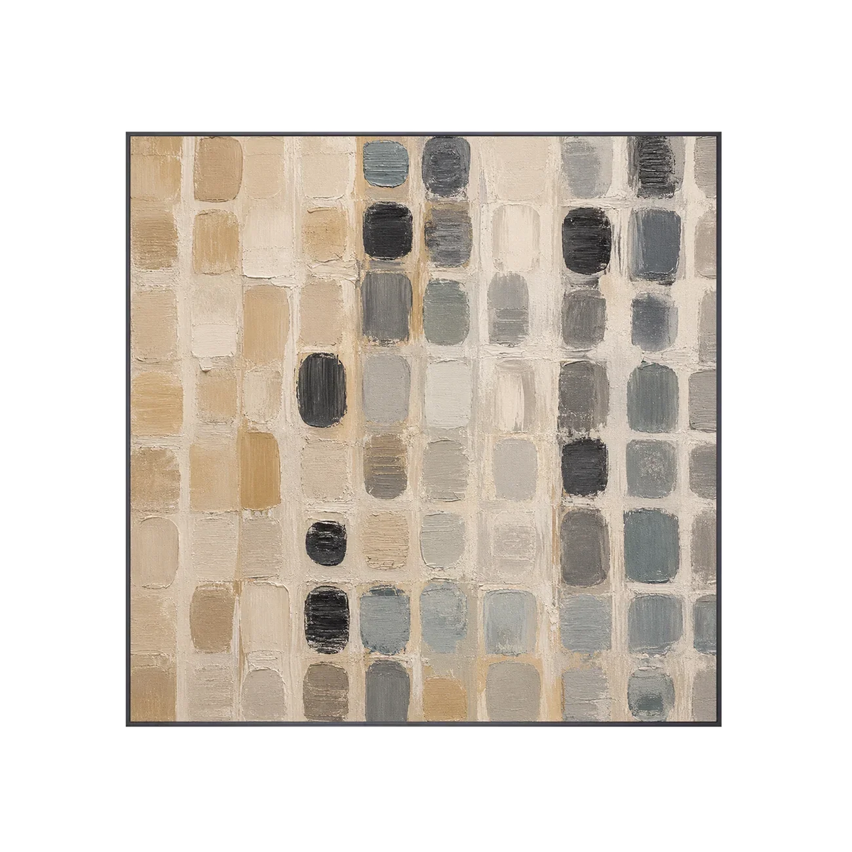 Quiet Matrix Abstract Wall Art | Olyrel