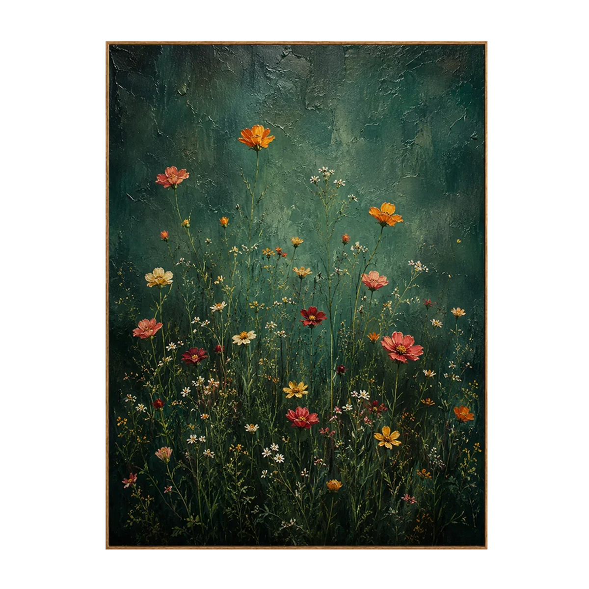 Forest Wildflower Floral Wall Art | Olyrel