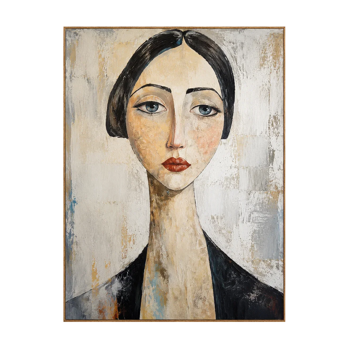 Quiet Gaze Portrait Wall Art | Olyrel