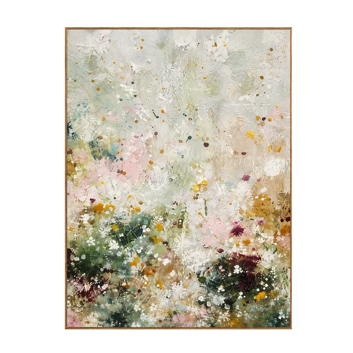 Wildflower Haze Floral Wall Art | Olyrel