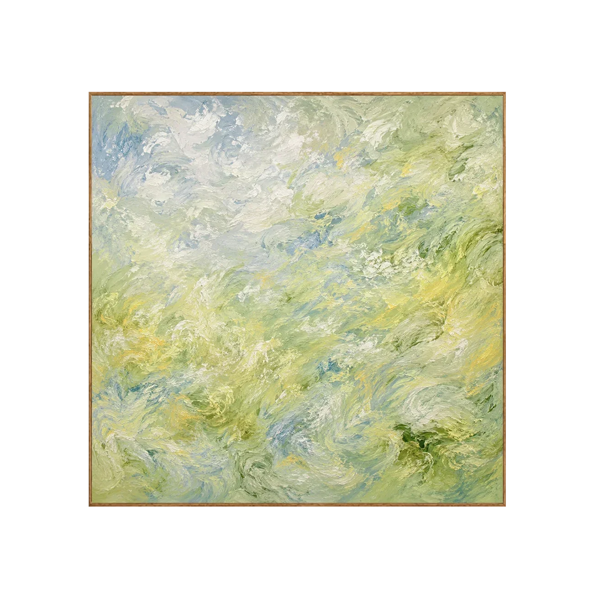 Sage Current Abstract Wall Art | Olyrel