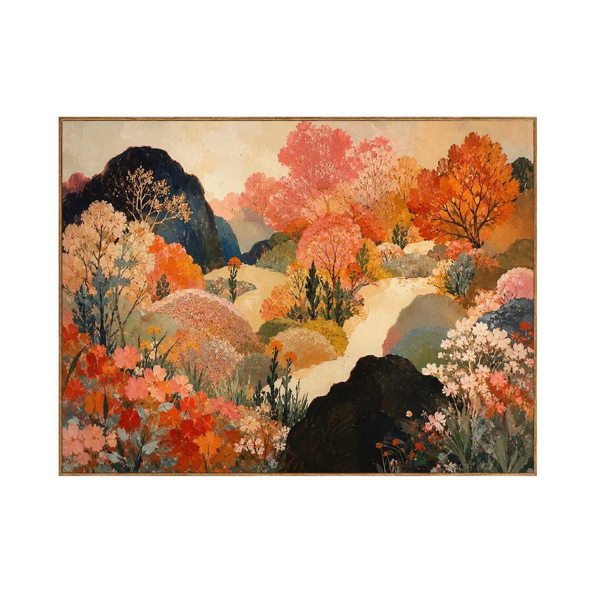 Autumn Canopy Landscape Wall Art | Olyrel