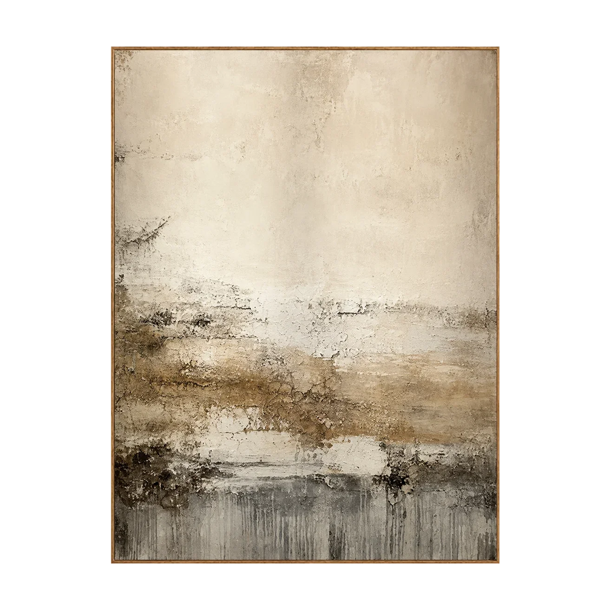 Weathered Shore Abstract Wall Art | Olyrel