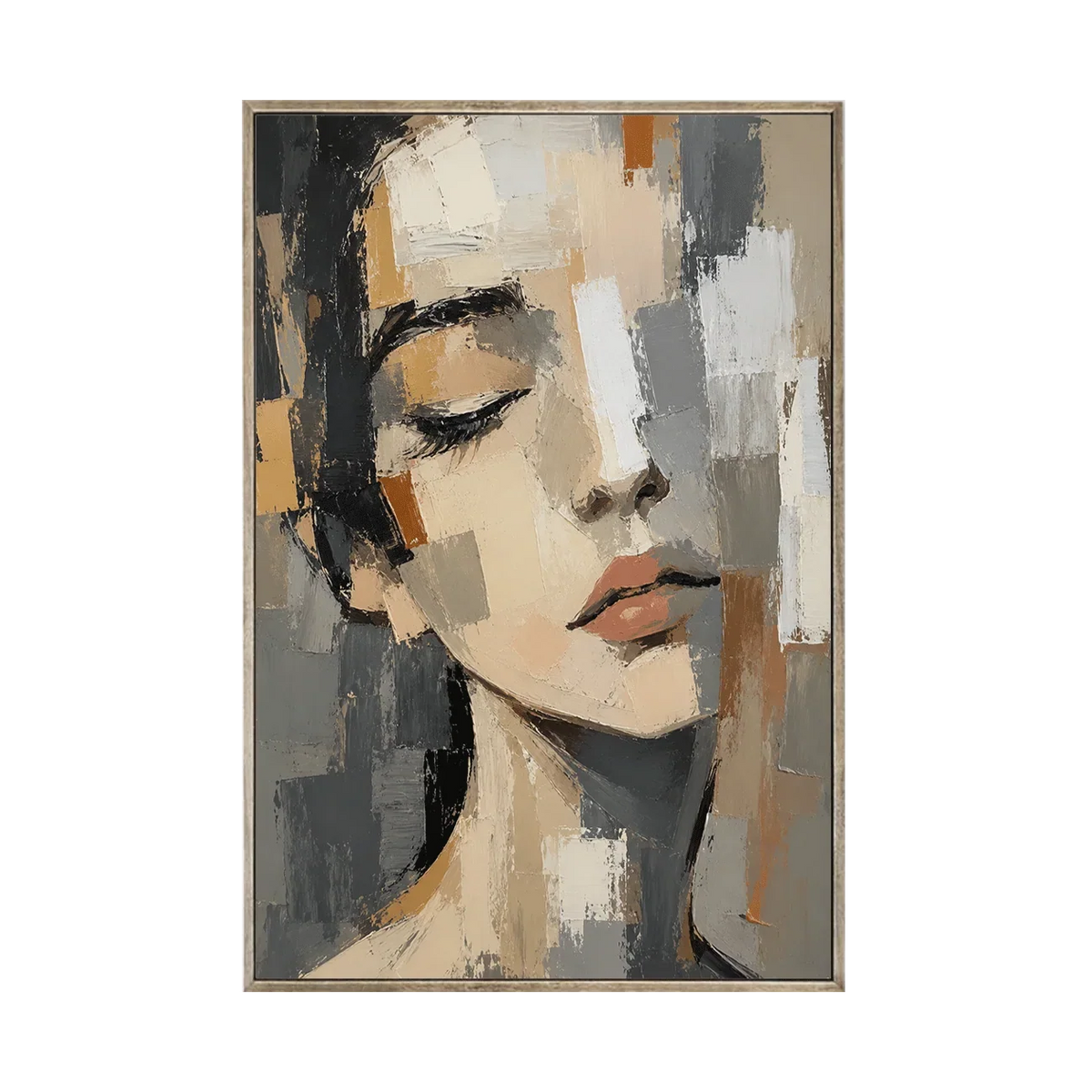 Soft Gaze Portrait Wall Art | Olyrel