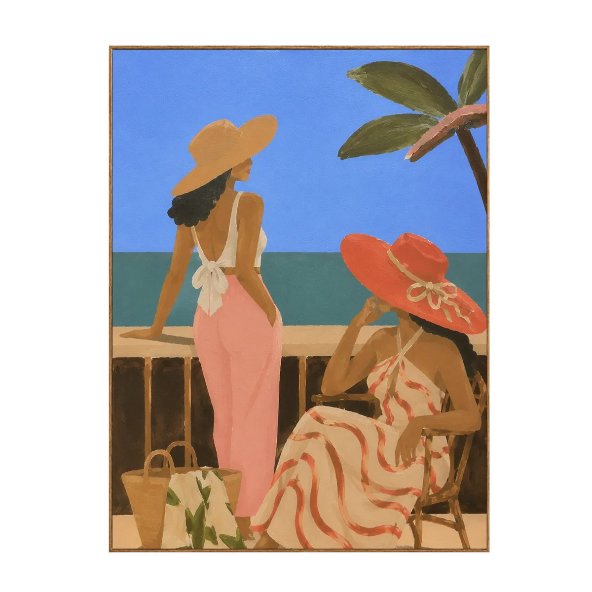 Riviera Friends Figure Wall Art | Olyrel
