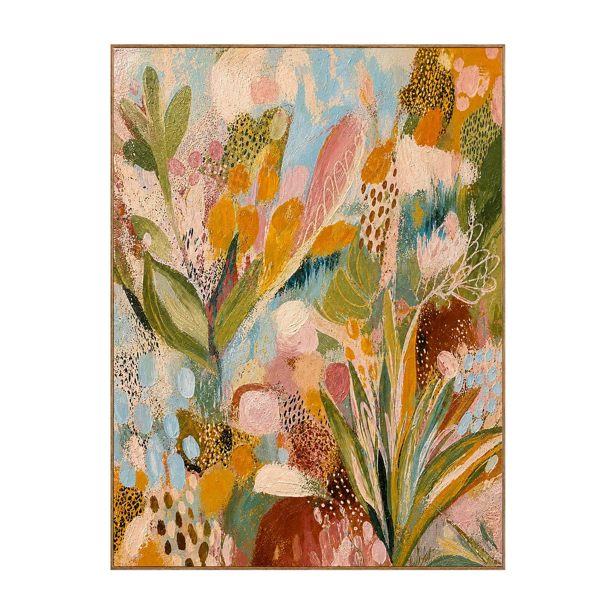 Garden Rhythm Floral Wall Art | Olyrel