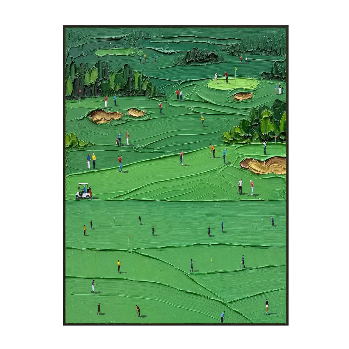 Emerald Fairways Golf Wall Art | Olyrel