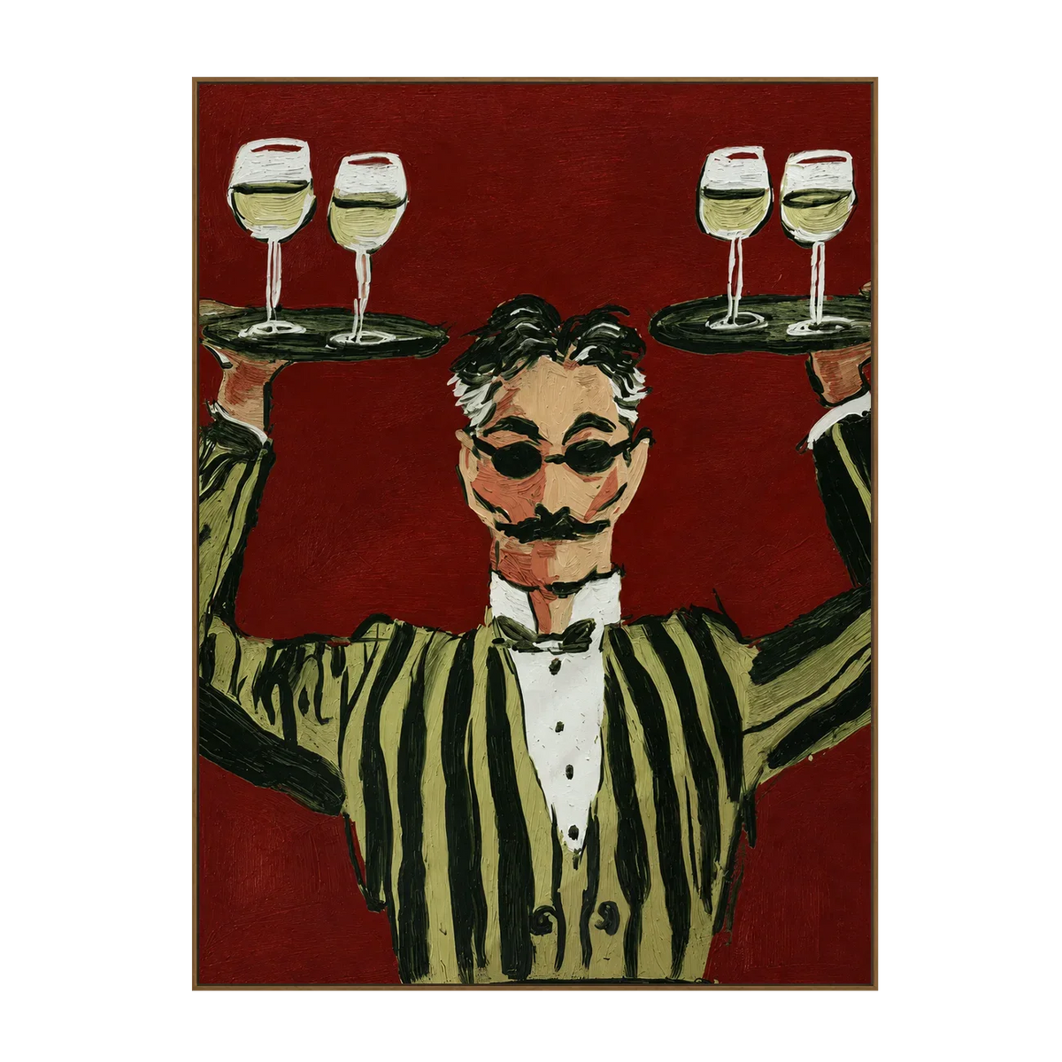 The Grand Toast Waiter Wall Art | Olyrel