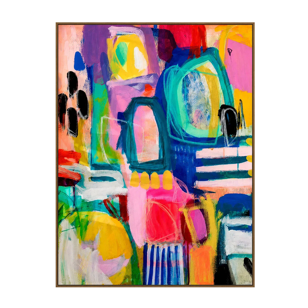 Playful Arches Abstract Wall Art | Olyrel