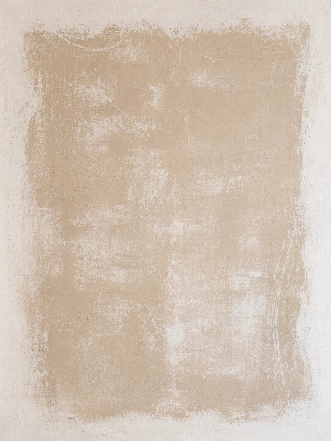 Soft Field Beige Minimalist Wall Art artwork view | Olyrel