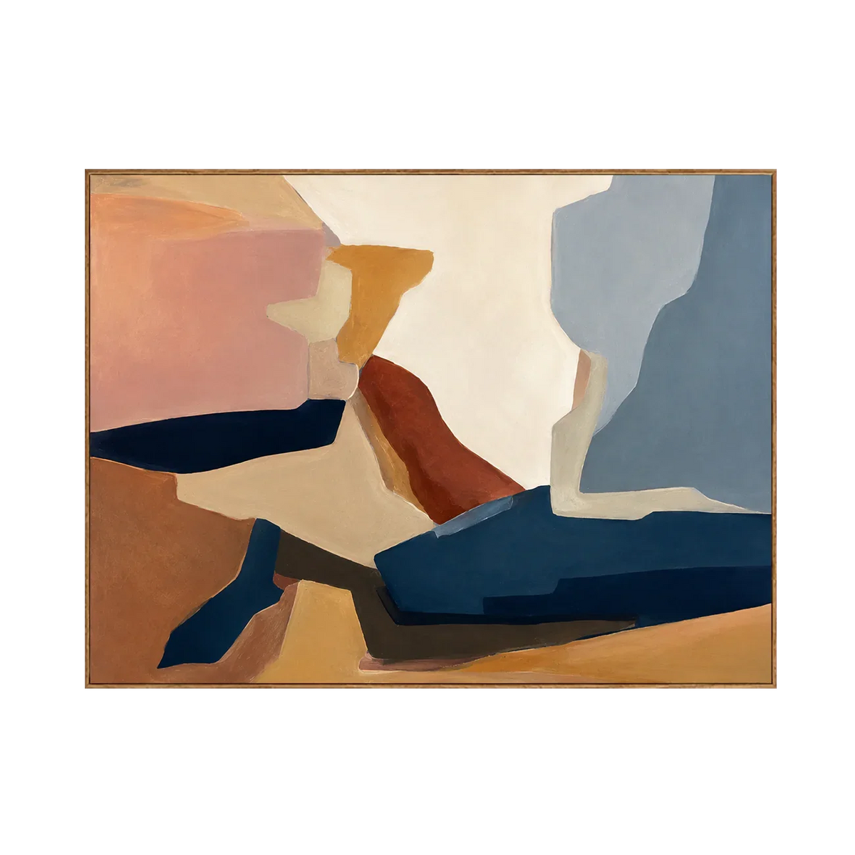 Canyon Passage Color Block Wall Art | Olyrel