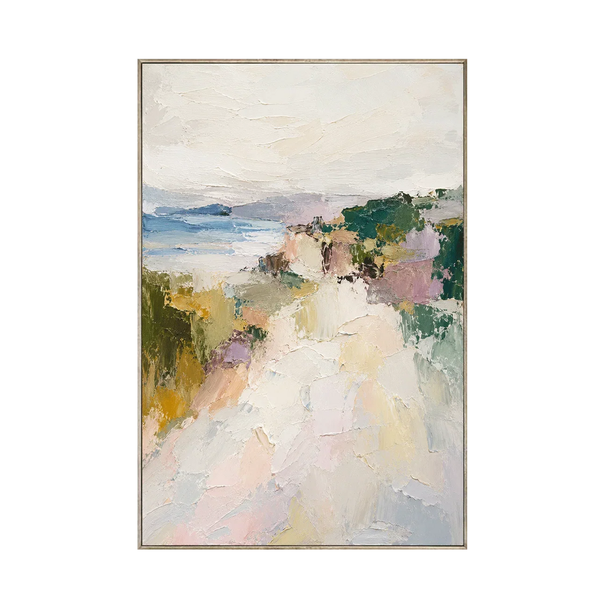 Cliffside Path Coastal Wall Art | Olyrel