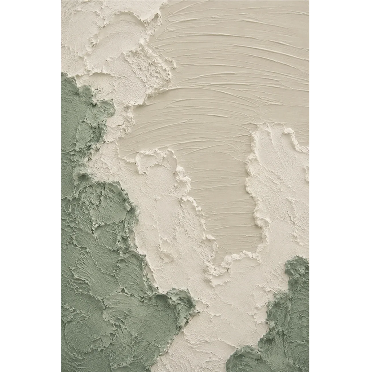 Original artwork view of Sage Relief Textured Wall Art | Olyrel