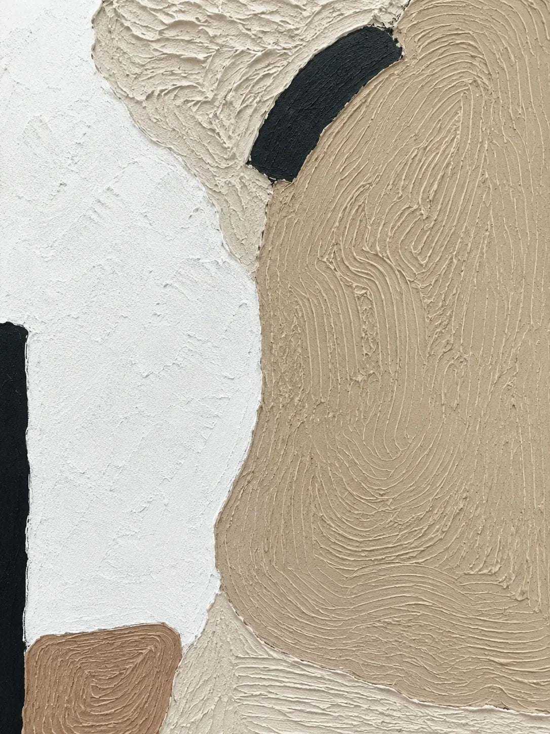 Original artwork view of Sand Contour Textured Wall Art | Olyrel