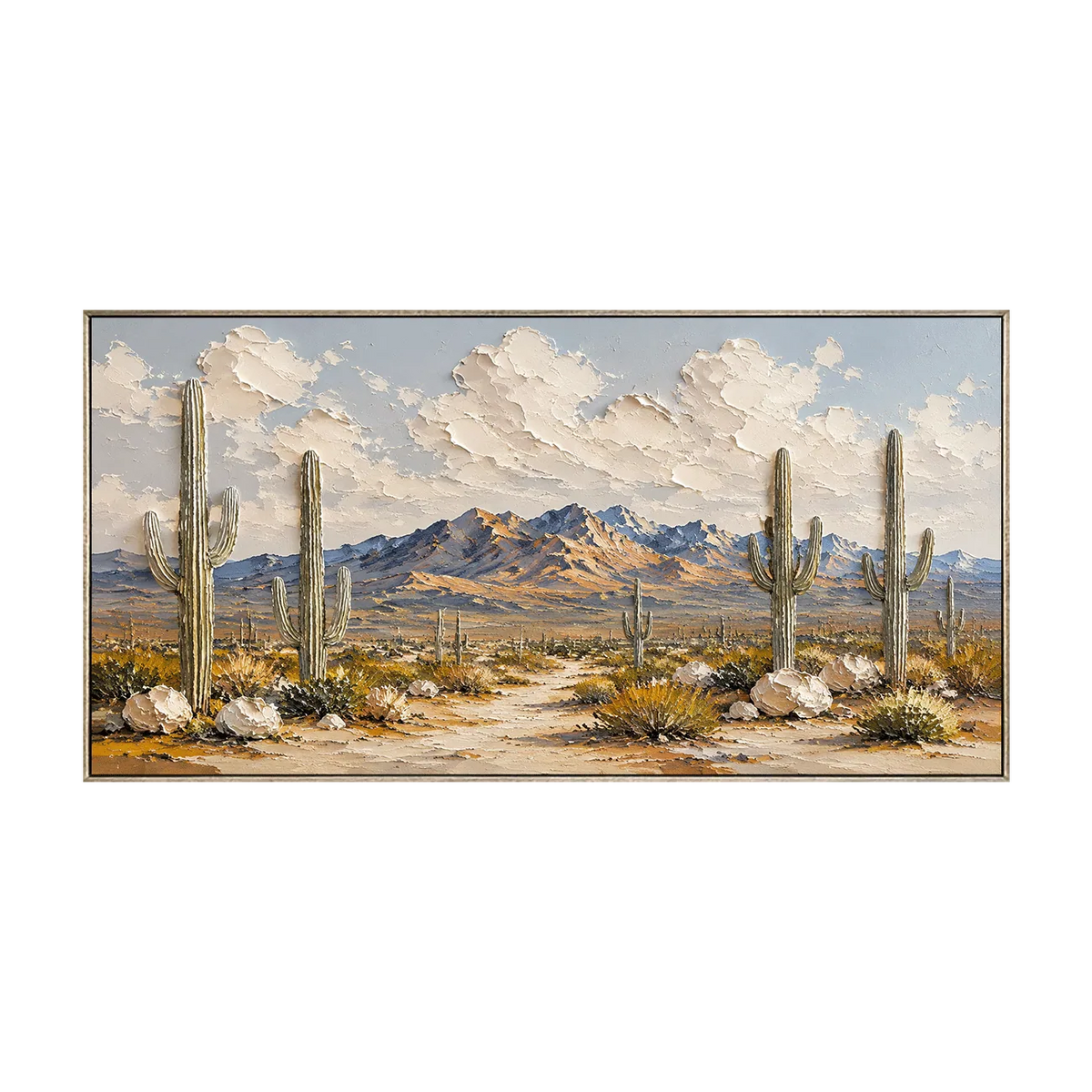 Saguaro Desert Landscape Wall Art | Olyrel