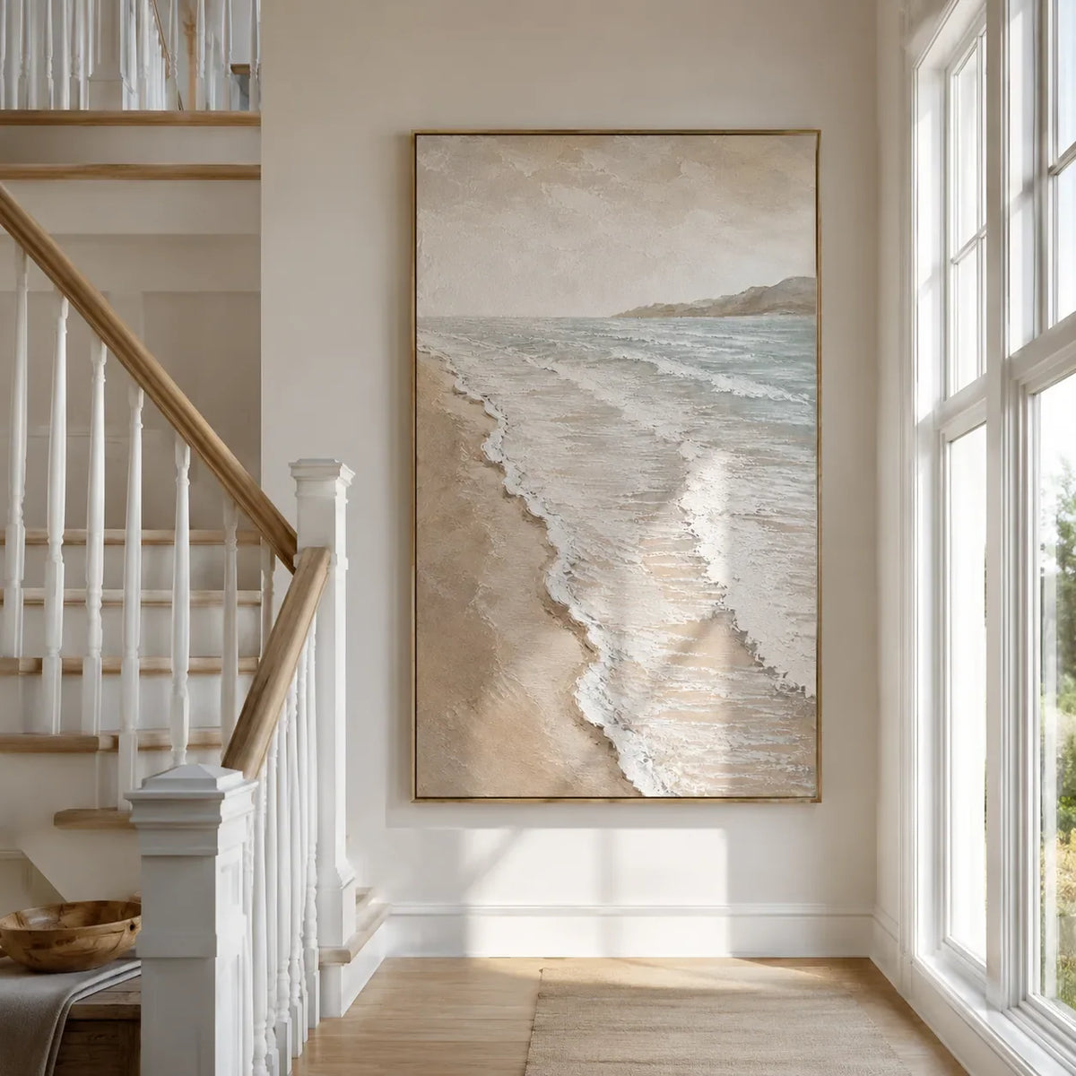 Pale Shore Coastal Wall Art lifestyle view 6 | Olyrel