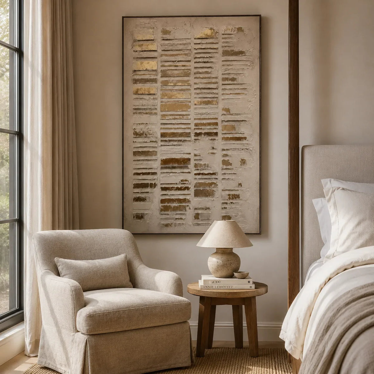 Gilded Column Relief Wall Art lifestyle view 5 | Olyrel