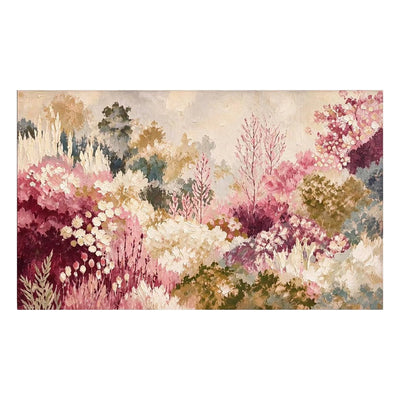Blush Woodland Meadow Wall Art — complete artwork